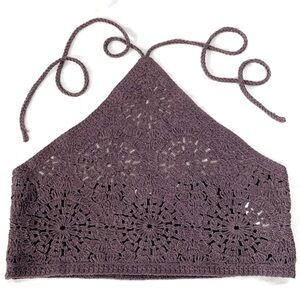 Pull & Bear Crochet Halter Top